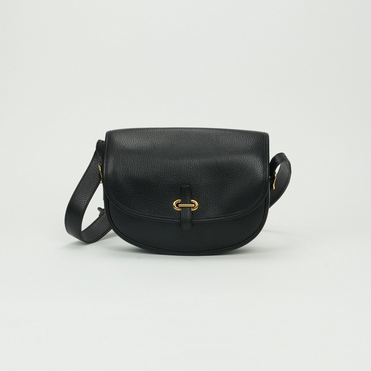 エルメス HERMES バンドゴルフ バッグ ショルダーバッグ アルデンヌ ノワール Noir ブラック Black 黒 ゴールド金具