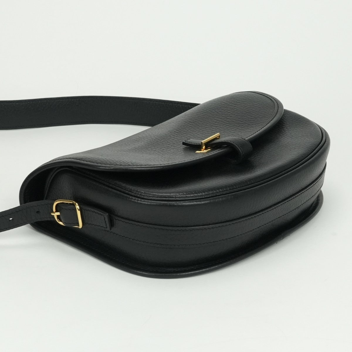 エルメス HERMES バンドゴルフ バッグ ショルダーバッグ アルデンヌ ノワール Noir ブラック Black 黒 ゴールド金具