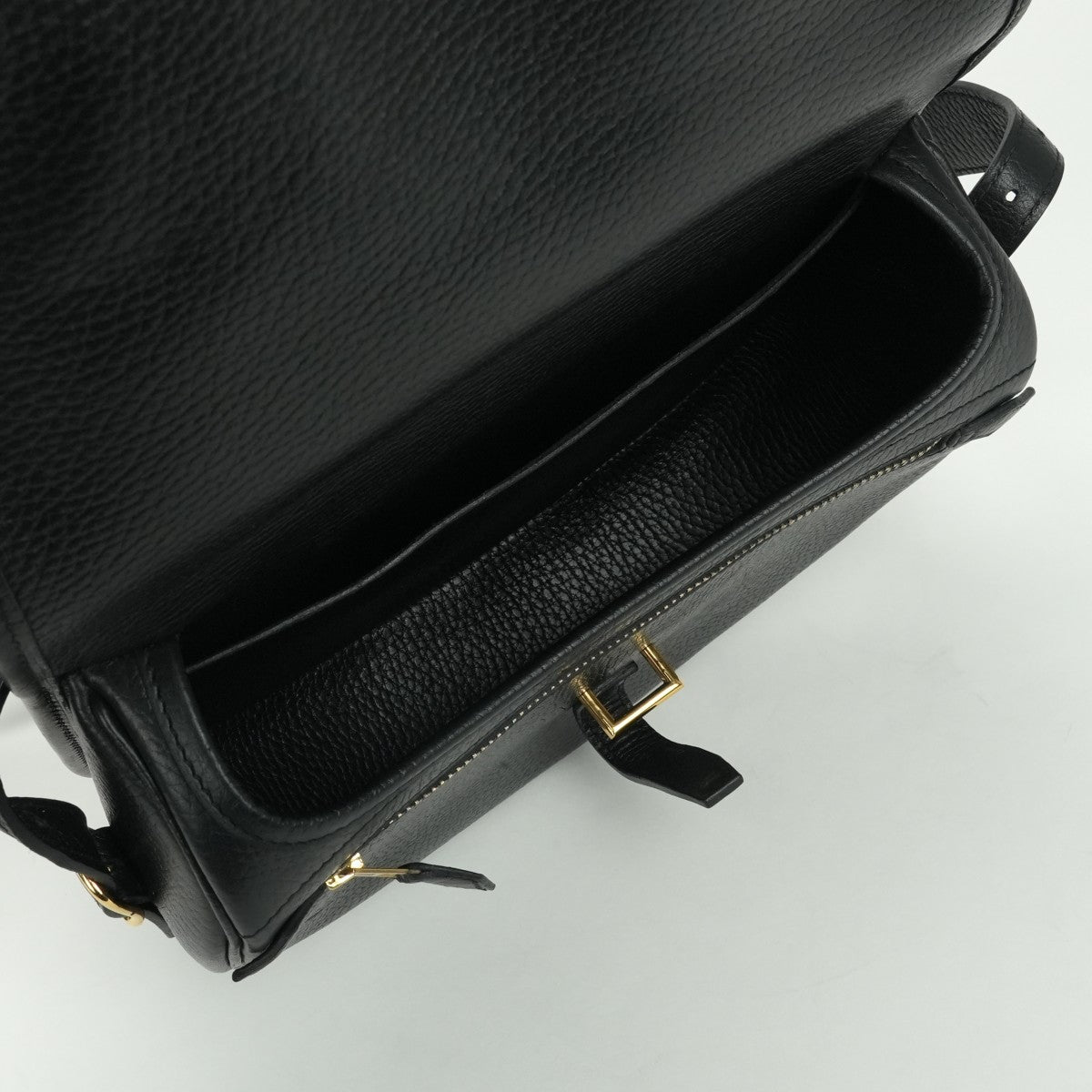 エルメス HERMES バンドゴルフ バッグ ショルダーバッグ アルデンヌ ノワール Noir ブラック Black 黒 ゴールド金具