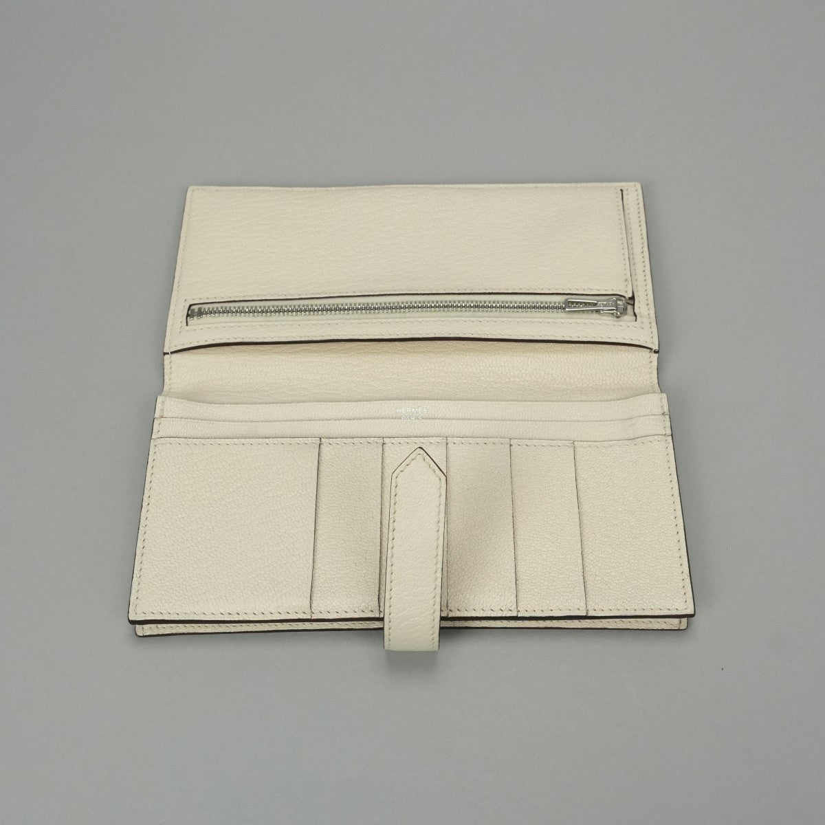 エルメス長財布 べアンスフレ アイボリー ベージュHermes 財布 エルメス HERMES ベアンスフレ ベアン スフレ 財布 長財布 ロング