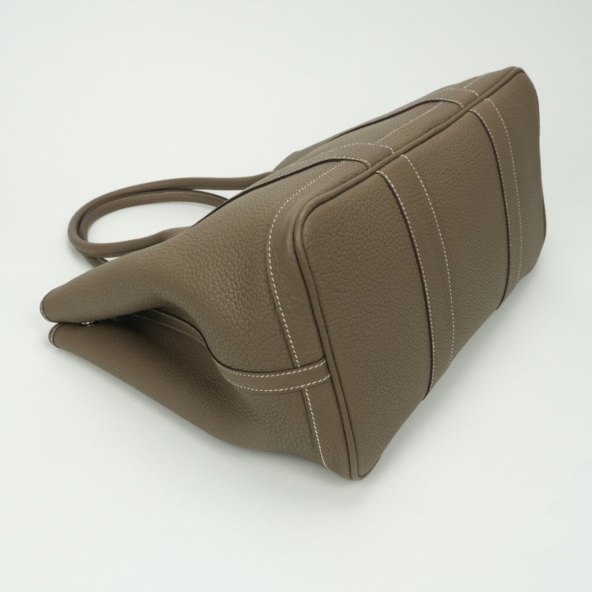 エルメス HERMES ガーデンパーティPM ガーデンパーティ PM バッグ トートバッグ ネゴンダ エトゥープ Etoupe グレー Gray シルバー金具 ハンドバッグ