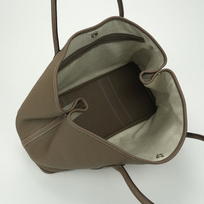 エルメス HERMES ガーデンパーティPM ガーデンパーティ PM バッグ トートバッグ ネゴンダ エトゥープ Etoupe グレー Gray シルバー金具 ハンドバッグ