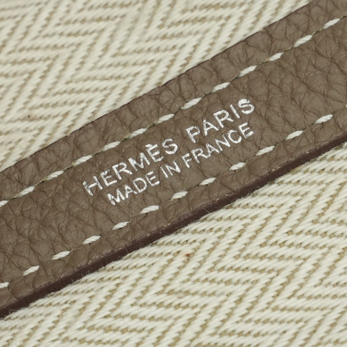 エルメス HERMES ガーデンパーティPM ガーデンパーティ PM バッグ トートバッグ ネゴンダ エトゥープ Etoupe グレー Gray シルバー金具 ハンドバッグ