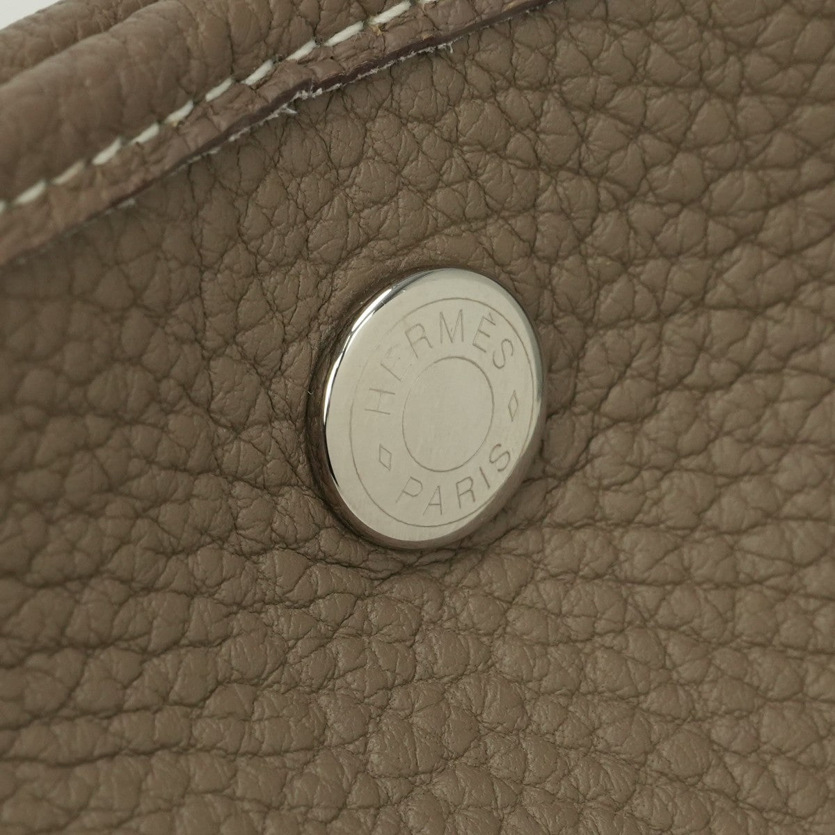 エルメス HERMES ガーデンパーティPM ガーデンパーティ PM バッグ トートバッグ ネゴンダ エトゥープ Etoupe グレー Gray シルバー金具 ハンドバッグ