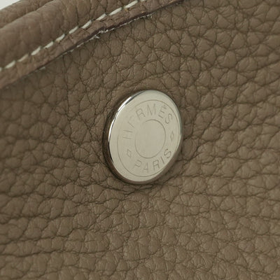 エルメス HERMES ガーデンパーティPM ガーデンパーティ PM バッグ トートバッグ ネゴンダ エトゥープ Etoupe グレー Gray シルバー金具 ハンドバッグ