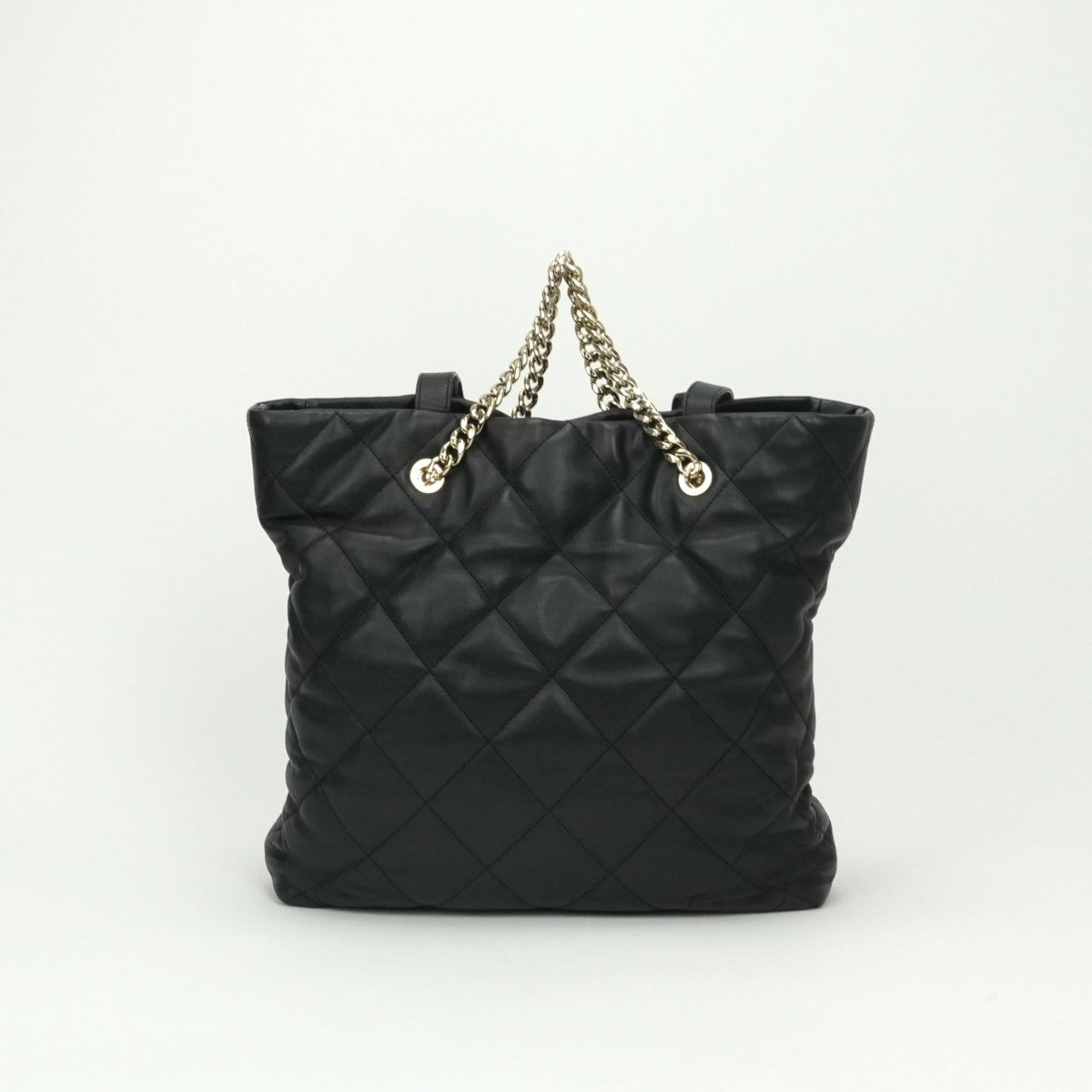 シャネル CHANEL マトラッセ バッグ トートバッグ カーフスキン ブラック 黒 ゴールド金具 ココマーク 2WAY チェーンバッグ