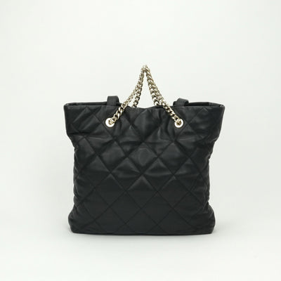 シャネル CHANEL マトラッセ バッグ トートバッグ カーフスキン ブラック 黒 ゴールド金具 ココマーク 2WAY チェーンバッグ