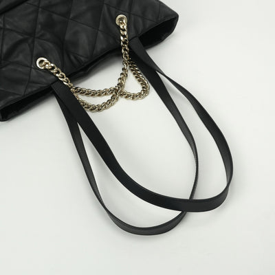 シャネル CHANEL マトラッセ バッグ トートバッグ カーフスキン ブラック 黒 ゴールド金具 ココマーク 2WAY チェーンバッグ