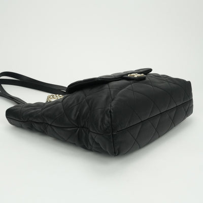 シャネル CHANEL マトラッセ バッグ トートバッグ カーフスキン ブラック 黒 ゴールド金具 ココマーク 2WAY チェーンバッグ