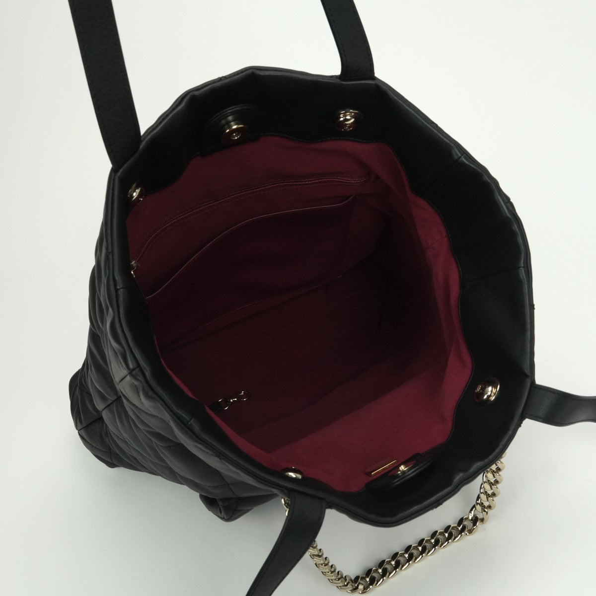 シャネル CHANEL マトラッセ バッグ トートバッグ カーフスキン ブラック 黒 ゴールド金具 ココマーク 2WAY チェーンバッグ