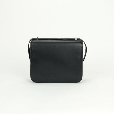 エルメス HERMES コンスタンス3 ミニ18 コンスタンス 3 ミニ 18 コンスタンスミニ コンスタンス18 バッグ ショルダーバッグ エバーカーフ ノワール　noir ブラック Black 黒 シルバー金具 ショルダーバッグ Hバックル