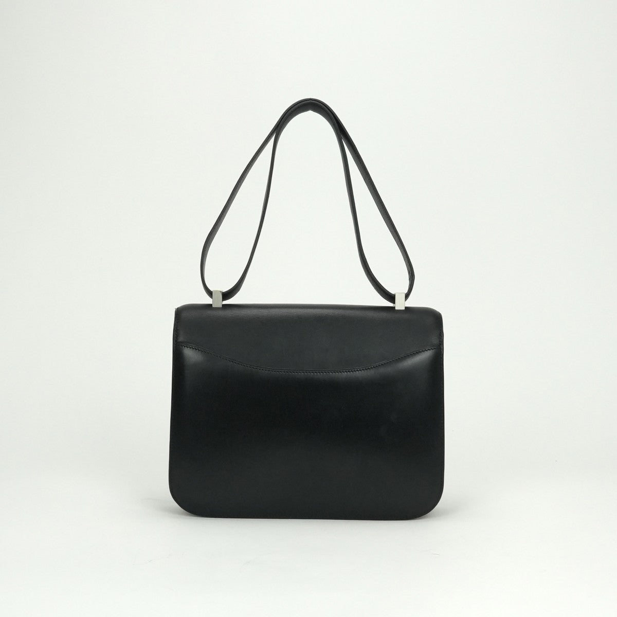 エルメス HERMES コンスタンス25 コンスタンス 25 バッグ ショルダーバッグ バレニア ノワール Noir ブラック Black 黒 シルバー金具 Hバックル