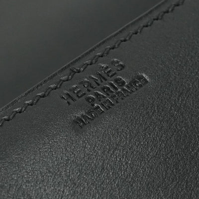 エルメス HERMES コンスタンス25 コンスタンス 25 バッグ ショルダーバッグ バレニア ノワール Noir ブラック Black 黒 シルバー金具 Hバックル