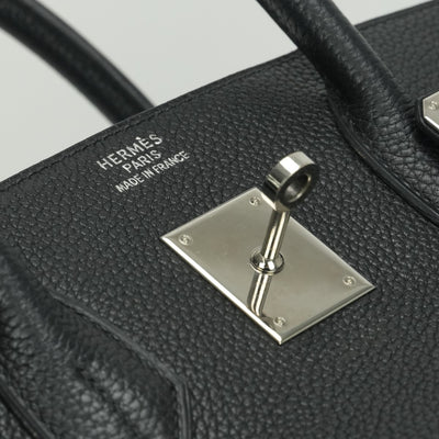 エルメス HERMES バーキン35 バーキン 35 バッグ トートバッグ トゴ ノワール Noir ブラック Black 黒 シルバー金具 ハンドバッグ