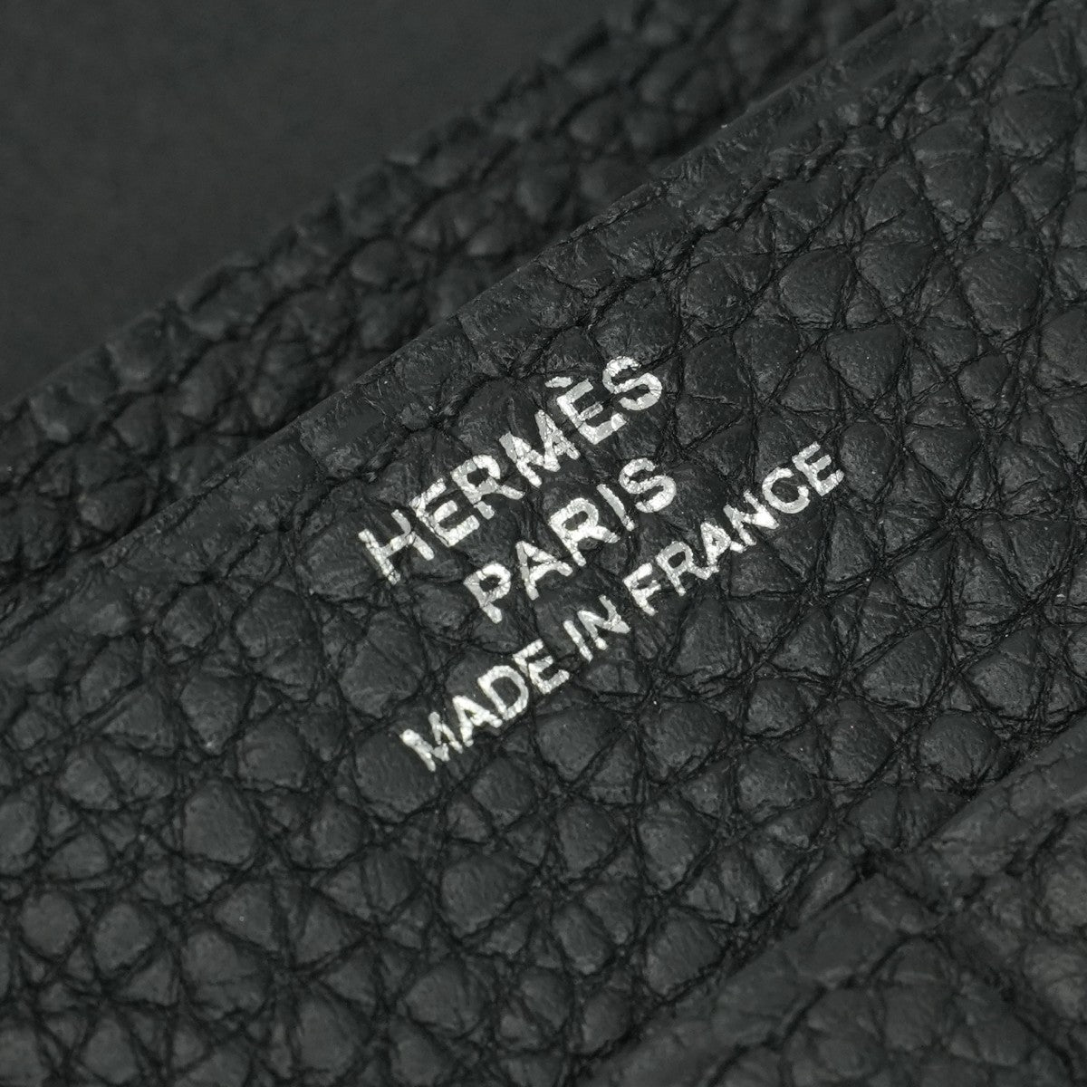 エルメス HERMES ドゴンGM ドゴン GM ドゴンデュオ 財布 長財布 ロングウォレット トゴ ノワール noir ブラック Black 黒 シルバー金具