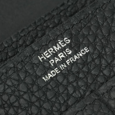 エルメス HERMES ドゴンGM ドゴン GM ドゴンデュオ 財布 長財布 ロングウォレット トゴ ノワール noir ブラック Black 黒 シルバー金具