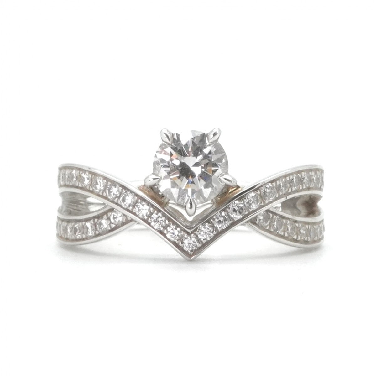 ショーメ CHAUMET アムール　デグレット ジョゼフィーヌ　アムール　デグレット JOS?PHINE AMOUR D‘AIGRETTE リング 指輪 Pt950 シルバー 婚約指輪　エンゲージリング　ダイヤモンド　プラチナ