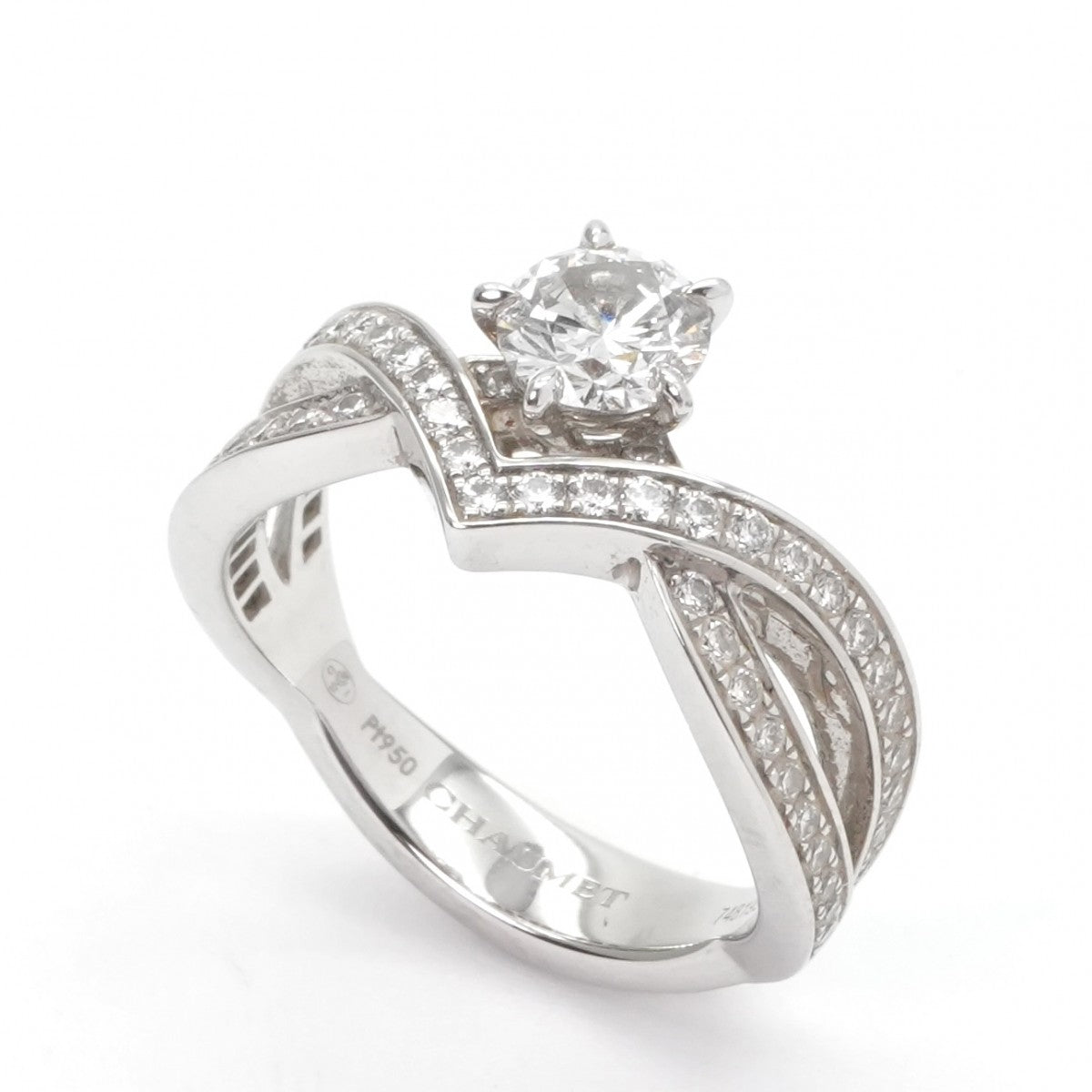 ショーメ CHAUMET アムール　デグレット ジョゼフィーヌ　アムール　デグレット JOS?PHINE AMOUR D‘AIGRETTE リング 指輪 Pt950 シルバー 婚約指輪　エンゲージリング　ダイヤモンド　プラチナ