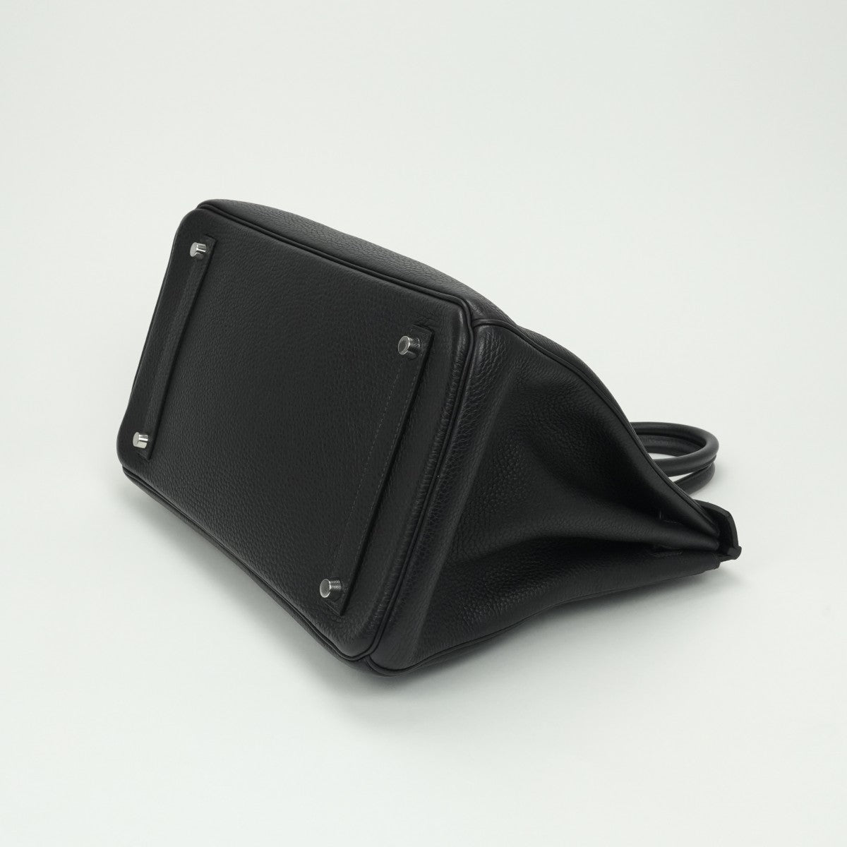 エルメス HERMES バーキン35 バーキン 35 バッグ トートバッグ トリヨンクレマンス プルノワール Prunoir ダークグレー　ブラック系 シルバー金具