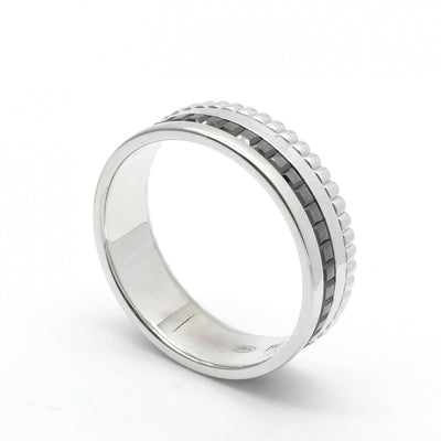 ブシュロン BOUCHERON キャトル ブラック リング スモール キャトルブラック キャトルリング QUATRE BLACK EDITION リング 指輪 750WG シルバー　ブラック リング キャトルリング　ホワイトゴールド