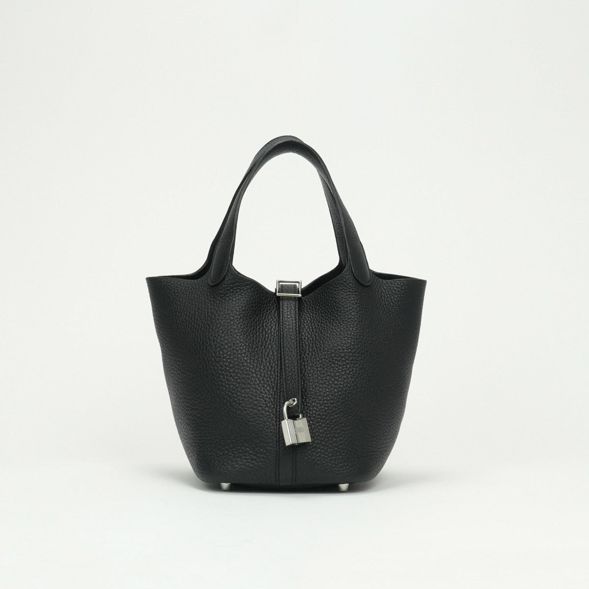 エルメス HERMES ピコタンロックPM ピコタンロック PM ピコタンPM ピコタンロック18 バッグ トートバッグ トリヨンクレマンス ノワール Noir ブラック Black 黒 シルバー金具 ピコタン ハンドバッグ