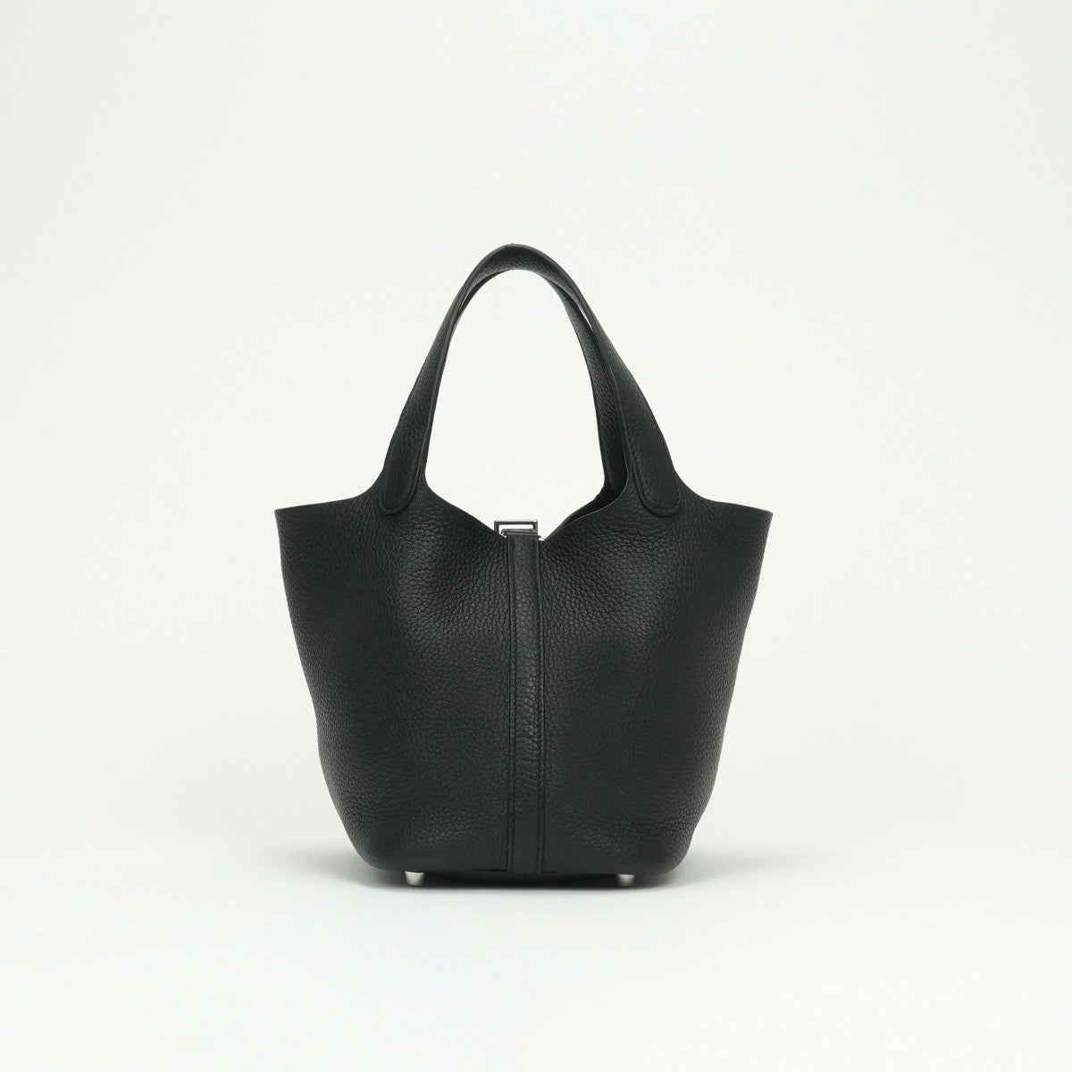 エルメス HERMES ピコタンロックPM ピコタンロック PM ピコタンPM ピコタンロック18 バッグ トートバッグ トリヨンクレマンス ノワール Noir ブラック Black 黒 シルバー金具 ピコタン ハンドバッグ