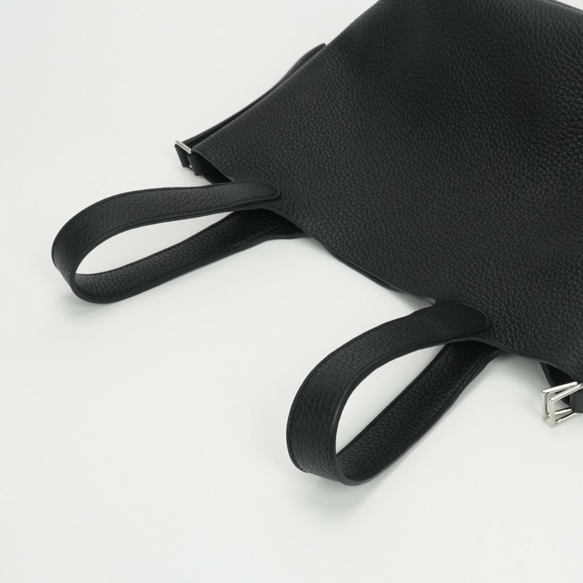 エルメス HERMES ピコタンロックPM ピコタンロック PM ピコタンPM ピコタンロック18 バッグ トートバッグ トリヨンクレマンス ノワール Noir ブラック Black 黒 シルバー金具 ピコタン ハンドバッグ