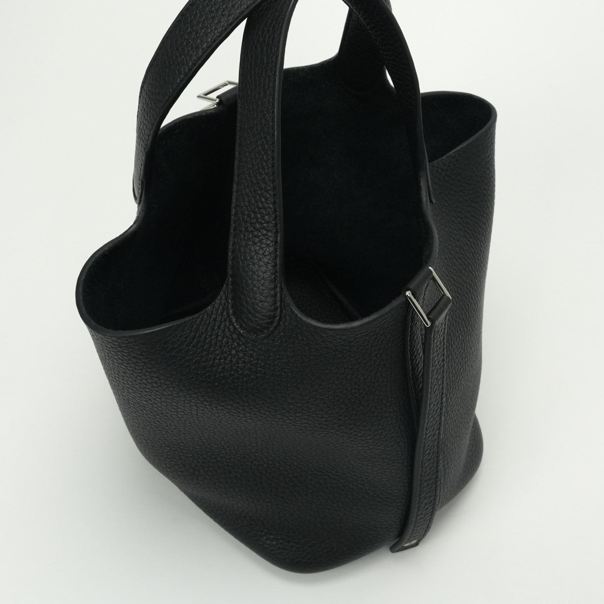 エルメス HERMES ピコタンロックPM ピコタンロック PM ピコタンPM ピコタンロック18 バッグ トートバッグ トリヨンクレマンス ノワール Noir ブラック Black 黒 シルバー金具 ピコタン ハンドバッグ