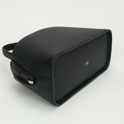 エルメス HERMES ドゥパリ ドゥ パリ バッグ トートバッグ エプソン ノワール Noir ブラック Black 黒 シルバー金具 ハンドバッグ