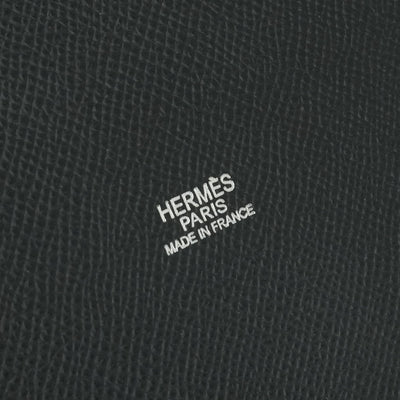 エルメス HERMES ドゥパリ ドゥ パリ バッグ トートバッグ エプソン ノワール Noir ブラック Black 黒 シルバー金具 ハンドバッグ
