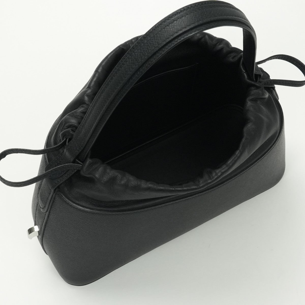 エルメス HERMES ドゥパリ ドゥ パリ バッグ トートバッグ エプソン ノワール Noir ブラック Black 黒 シルバー金具 ハンドバッグ