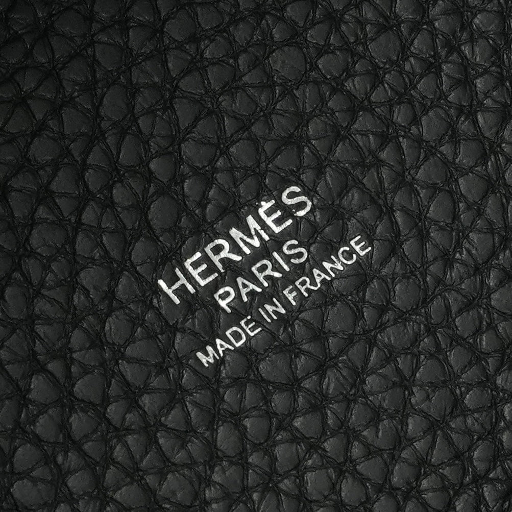 エルメス HERMES ピコタンロックMM ピコタンロック MM ピコタンロック22 バッグ トートバッグ トリヨンクレマンス ノワール　noir ブラック Black 黒 シルバー金具