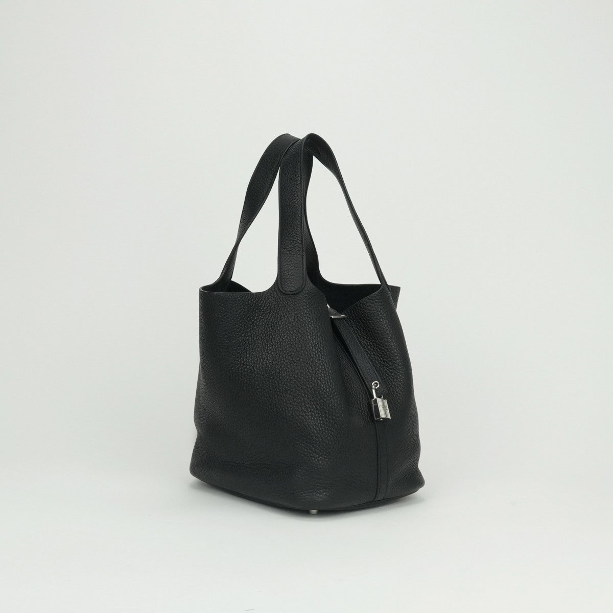 エルメス HERMES ピコタンロックMM ピコタンロック MM ピコタンロック22 バッグ トートバッグ トリヨンクレマンス ノワール noir ブラック Black 黒 シルバー金具 ハンドバッグ