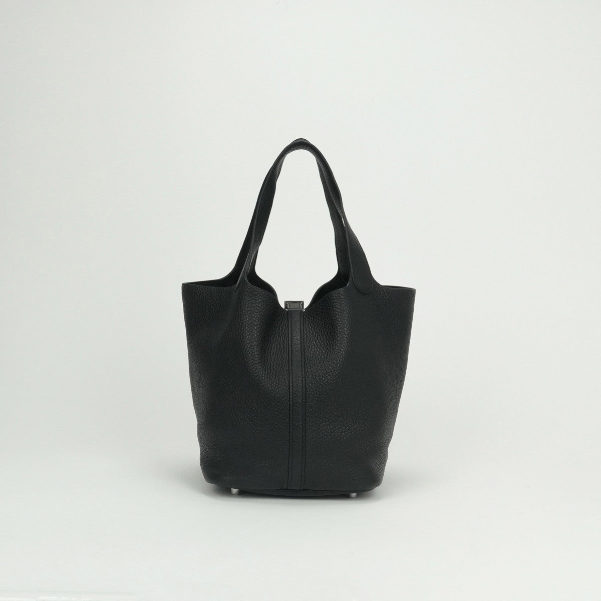 エルメス HERMES ピコタンロックMM ピコタンロック MM ピコタンロック22 バッグ トートバッグ トリヨンクレマンス ノワール noir ブラック Black 黒 シルバー金具 ハンドバッグ