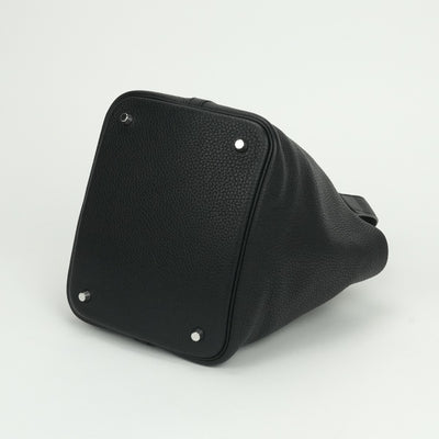 エルメス HERMES ピコタンロックMM ピコタンロック MM ピコタンロック22 バッグ トートバッグ トリヨンクレマンス ノワール noir ブラック Black 黒 シルバー金具 ハンドバッグ