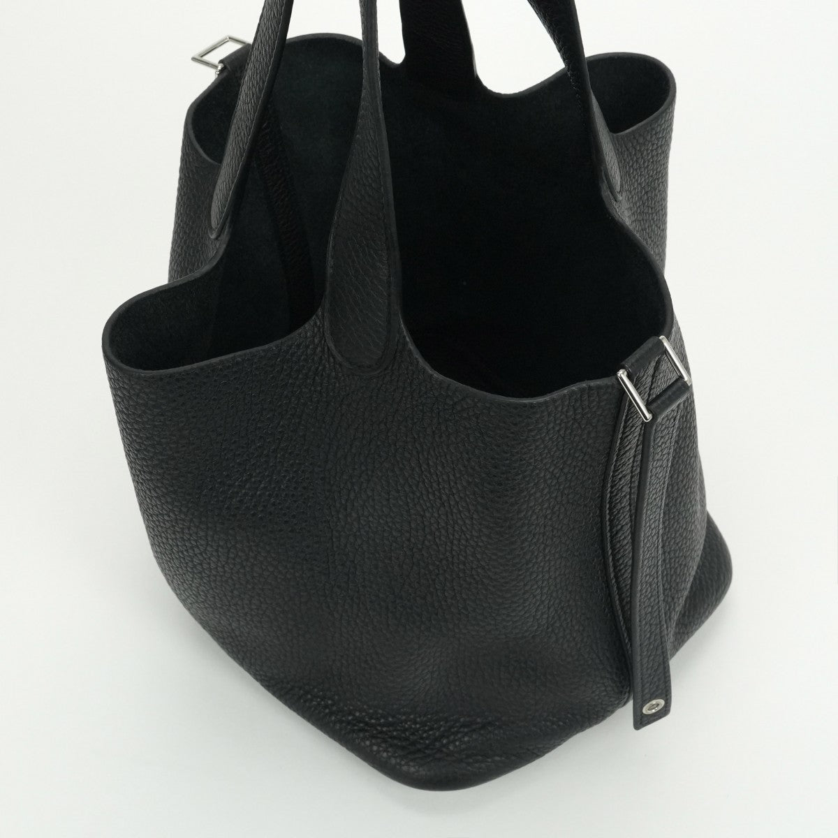 エルメス HERMES ピコタンロックMM ピコタンロック MM ピコタンロック22 バッグ トートバッグ トリヨンクレマンス ノワール noir ブラック Black 黒 シルバー金具 ハンドバッグ