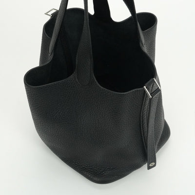 エルメス HERMES ピコタンロックMM ピコタンロック MM ピコタンロック22 バッグ トートバッグ トリヨンクレマンス ノワール noir ブラック Black 黒 シルバー金具 ハンドバッグ