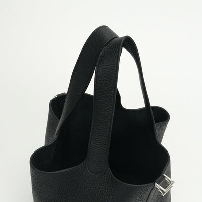 エルメス HERMES ピコタンロックMM ピコタンロック MM ピコタンロック22 バッグ トートバッグ トリヨンクレマンス ノワール noir ブラック Black 黒 シルバー金具 ハンドバッグ