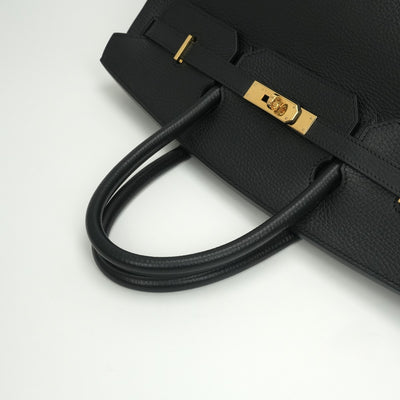 エルメス HERMES バーキン40 バーキン 40 バッグ トートバッグ アルデンヌ ノワール　noir ブラック Black 黒 ゴールド金具 ハンドバッグ