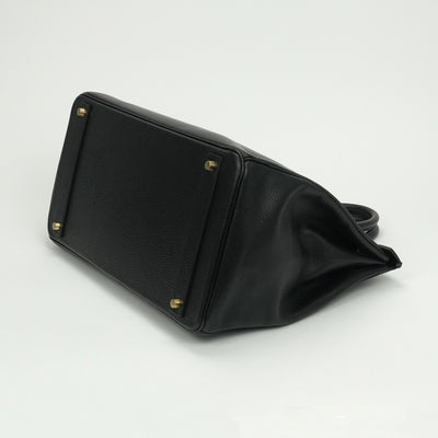 エルメス HERMES バーキン40 バーキン 40 バッグ トートバッグ アルデンヌ ノワール　noir ブラック Black 黒 ゴールド金具 ハンドバッグ