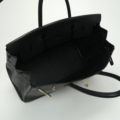 エルメス HERMES バーキン40 バーキン 40 バッグ トートバッグ アルデンヌ ノワール　noir ブラック Black 黒 ゴールド金具 ハンドバッグ