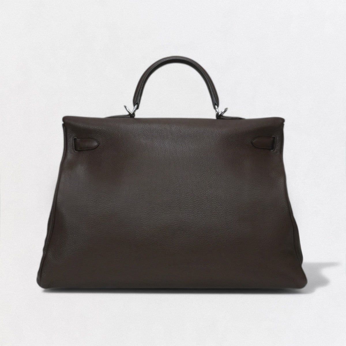 エルメス HERMES ケリー50 ケリー 50 バッグ トートバッグ ショルダーバッグ トゴ ブラウン Brown 茶 シルバー金具 ハンドバッグ V字金具 内縫い