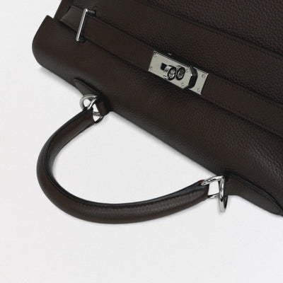 エルメス HERMES ケリー50 ケリー 50 バッグ トートバッグ ショルダーバッグ トゴ ブラウン Brown 茶 シルバー金具 ハンドバッグ V字金具 内縫い