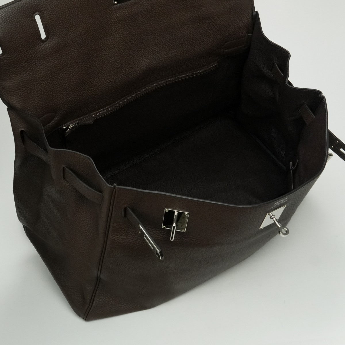 エルメス HERMES ケリー50 ケリー 50 バッグ トートバッグ ショルダーバッグ トゴ ブラウン Brown 茶 シルバー金具 ハンドバッグ V字金具 内縫い