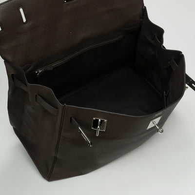 エルメス HERMES ケリー50 ケリー 50 バッグ トートバッグ ショルダーバッグ トゴ ブラウン Brown 茶 シルバー金具 ハンドバッグ V字金具 内縫い