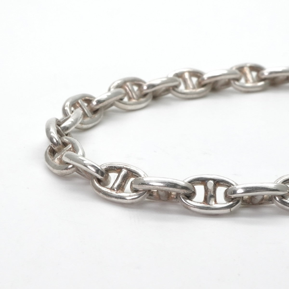 エルメス HERMES シェーヌダンクル ブレスレット バングル カフ 925 銀 ヴィンテージ アンティーク 希少 レア