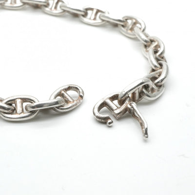 エルメス HERMES シェーヌダンクル ブレスレット バングル カフ 925 銀 ヴィンテージ アンティーク 希少 レア