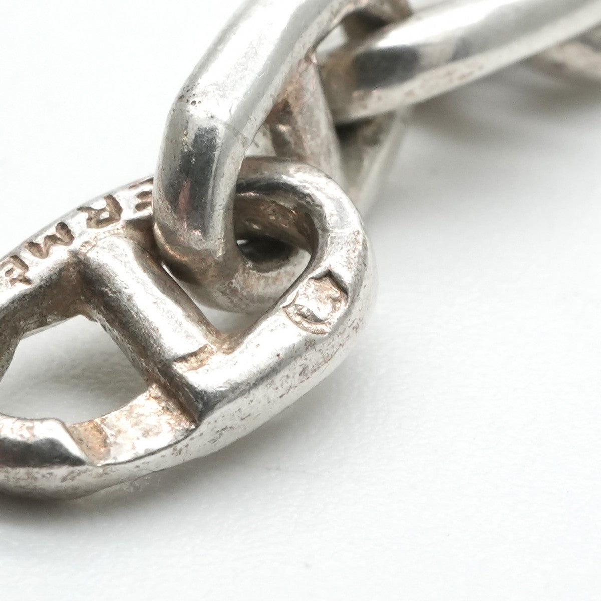 エルメス HERMES シェーヌダンクル ブレスレット バングル カフ 925 銀 ヴィンテージ アンティーク 希少 レア