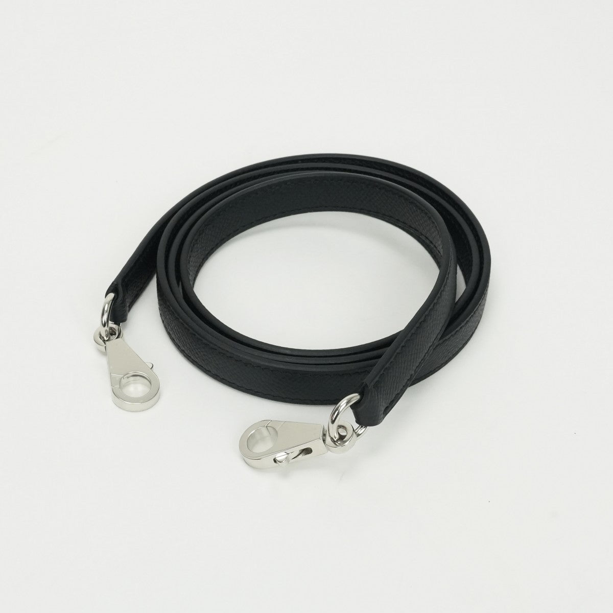 エルメス HERMES ショルダーストラップ その他 エプソン ノワール Noir ブラック Black 黒 シルバー金具 ヴォーエプソン