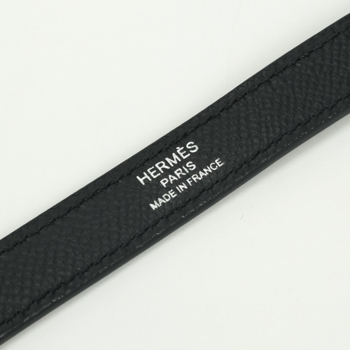 エルメス HERMES ショルダーストラップ その他 エプソン ノワール Noir ブラック Black 黒 シルバー金具 ヴォーエプソン